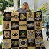 Vegas Golden Knights Team Collection Bed Set Twin with Quilt Blanket