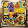 Vibrant Hippie Sunflower Quilt To Brighten Up Your Room