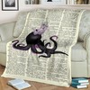 Villain Ursula Fleece Quilt Bedding Set for Fans of the Disney Character