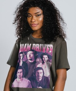 Vintage Adam Driver Tee | Homage Art T-Shirt inspired by Ben Solo, Reylo, and First Order Sith