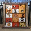Vintage African Culture Quilt Blanket for Cozy Nights