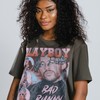 Vintage Bad Bunny YHLQMDLG Rap Hip-Hop T-Shirt for Men