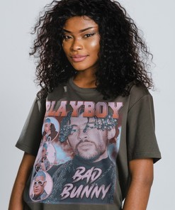 Vintage Bad Bunny YHLQMDLG Rap Hip-Hop T-Shirt for Men