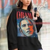 Vintage Barack Obama Sweatshirt, Homage to 90s President, Patriotic Politician Sweater, Obama Supporter Shirt