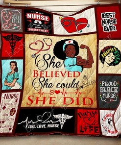 Vintage Black Nurse Quilt Blanket for Excellent Comfort