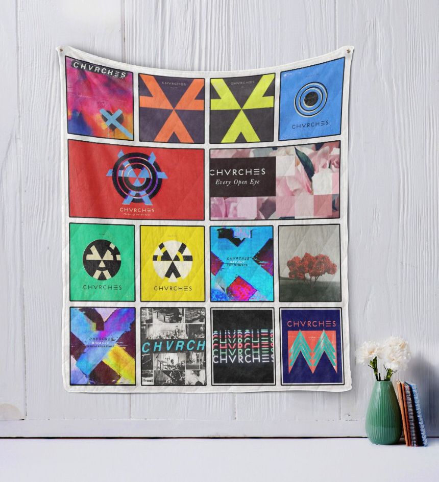 Vintage Chvrches Quilt Blanket for a Cozy Night In
