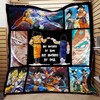 Vintage Dragon Ball Quilt Blanket - Add a Touch of Nostalgia to Your Bedding with this Vintage Quilt
