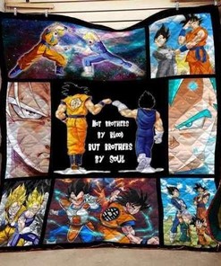 Vintage Dragon Ball Quilt Blanket - Add a Touch of Nostalgia to Your Bedding with this Vintage Quilt