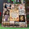 Vintage Family To My Husband Personalized Quilt Bedding Set for Anniversaries