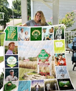 Vintage Field Of Dreams Quilt Blanket