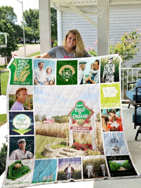 Vintage Field Of Dreams Quilt Blanket
