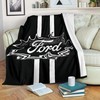 Vintage Ford Brand Bed Set Queen with Quilt Blanket