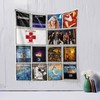 Vintage Great White Band Quilt Blanket