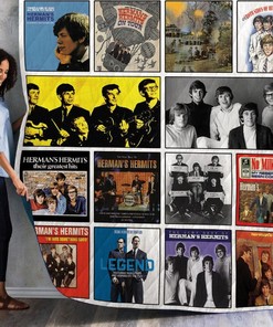 Vintage Inspired Herman's Hermits Collection Quilt Bedding Set