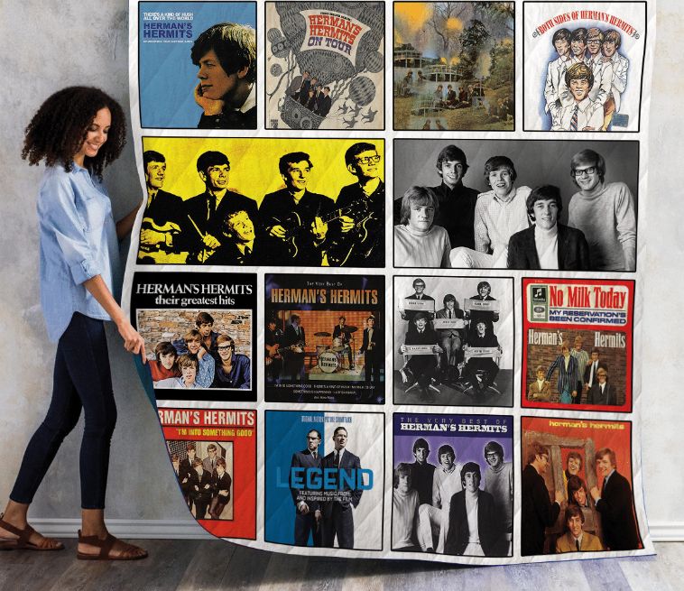 Vintage Inspired Herman's Hermits Collection Quilt Bedding Set
