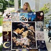 Vintage It's A Wonderful Life Quilt Blanket Bed Set Cute for Kids