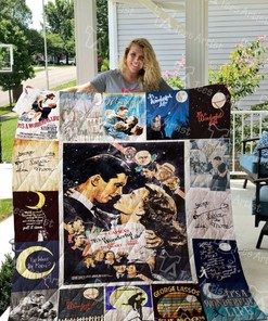 Vintage It's A Wonderful Life Quilt Blanket Bed Set Cute for Kids