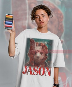 Vintage Jason Voorhees Retro Shirt | Friday the 13th Scary Tee | Movie Fans Gifts | Vintage Movie Shirts Homage