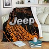 Vintage Jeep Inspired Quilt Blanket for Bedding Set