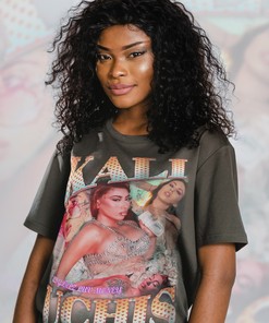 Vintage KALI UCHIS Fan Shirt - Minimalist Movie Shirts