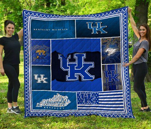 Vintage Kentucky Wildcats Quilt Blanket - Show your School Spirit with this Vintage Quilt Bedding Set