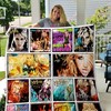 Vintage Kesha Singer Quilt Blanket - Perfect for Fans