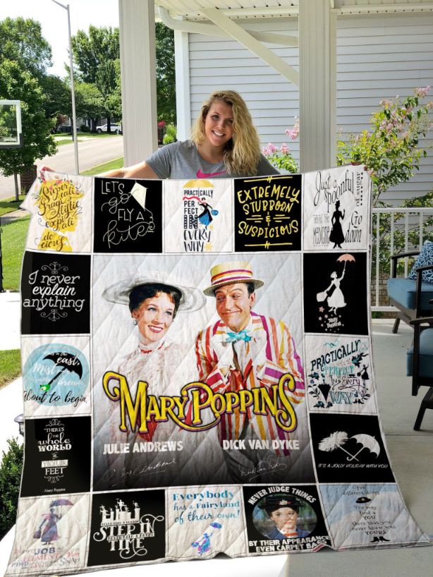 Vintage Mary Poppins For Fan Collection Quilt Blanket For Fan Collection Vintage Quilt Bedding Set