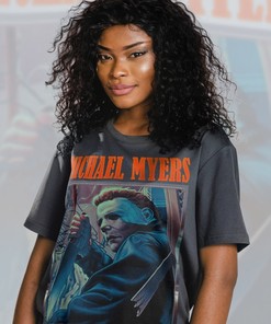 Vintage Michael Myers Homage Shirt | Voorhees & Friday the 13th Horror Tee | Movie Fans Gifts | Halloween Clothing