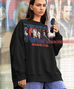 Vintage Scream Movie Sweatshirt - Stu Macher, Matthew Lillard & Billy Loomis Horror Fan Gift