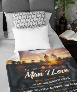 Vintage To My Man I Have Filled It With Love And Light Quilt Bedding Set for Couples