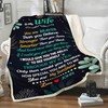 Vintage To My Wife I Would Give You The Ability To See Yourself Quilt Bedding Set for Wife From Husband