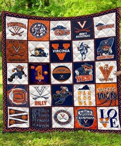 Virginia Cavaliers Quilt Blanket for Sports Fans