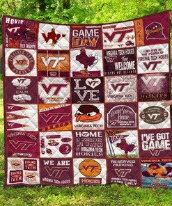 Virginia Tech Hokies Quilt Blanket for Students and Alumni