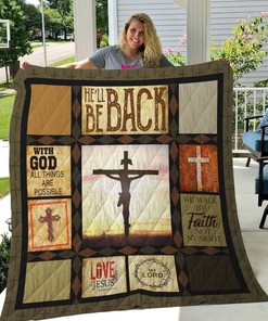Walk By Faith - Religious Quilt Bedding Set