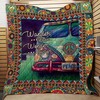 Wander in Comfort with Hippie Van Quilt Blanket