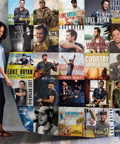 Warm and Cozy Luke Bryan Blanket, Perfect for Country Music Lovers