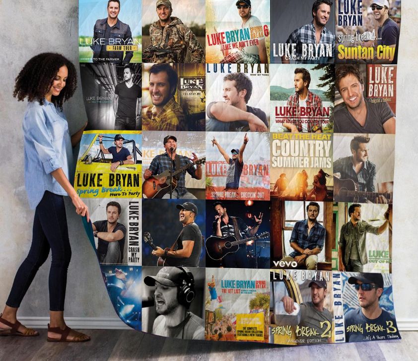 Warm and Cozy Luke Bryan Blanket, Perfect for Country Music Lovers