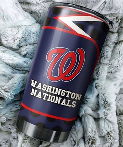 Washington Nationals MLB Tumbler for devoted fans with custom MLB logo