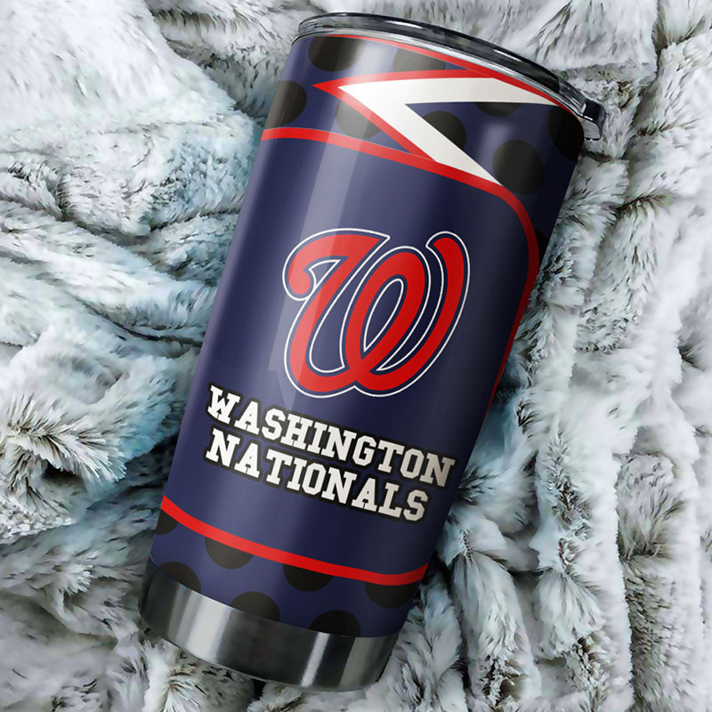 Washington Nationals MLB Tumbler for devoted fans with custom MLB logo
