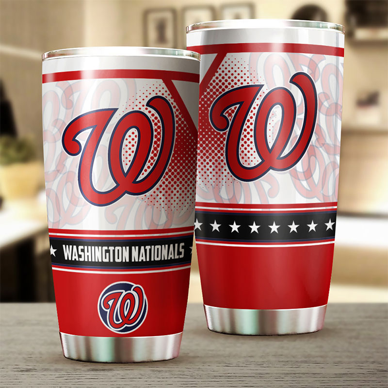 Washington Nationals MLB Tumbler with Awesome Design - Perfect for Baseball Fans - Image 2