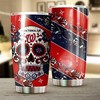 Washington Nationals MLB Tumbler with Skull Design for Baseball Fans and MLB Logo