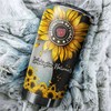 Washington Nationals MLB Tumbler with Sunflower Sunshine Design