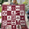 Washington State Cougars NCAA Cozy Quilt Bedding Collection