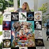 Welcome to Jurassic Park Quilt Bedding Set for Dino Enthusiasts