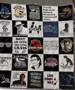 Welcome to Jurassic Park for Fans Quilt Bed Set