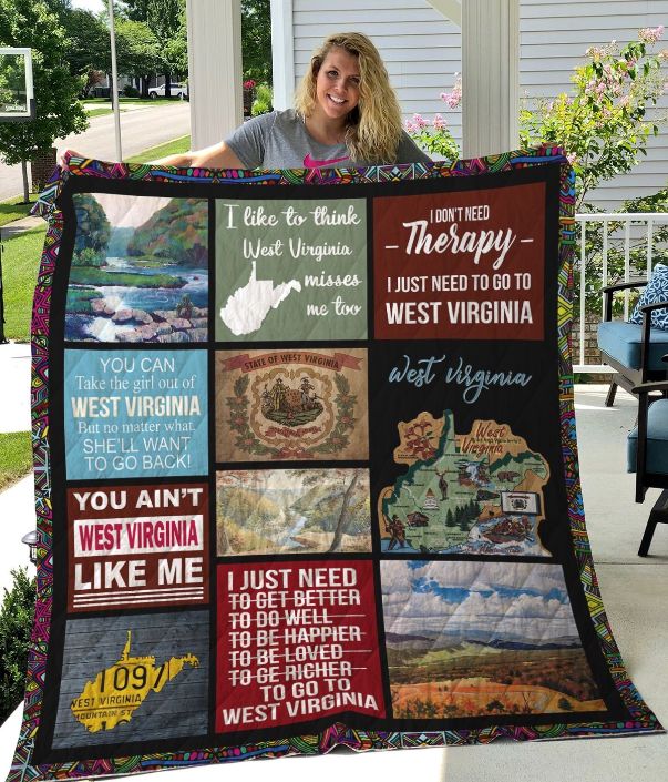 West Virginia State Quilt Blanket - Show Some Love for the Mountain State