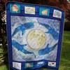 Whale Shark and Moon Quilt Bedding Set for Ocean-Themed Bedrooms