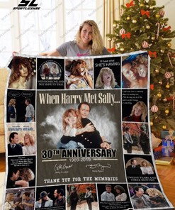 When Harry Met Sally Quilt Blanket - Celebrate the Classic Romantic Comedy with a Quilt Bedding Set
