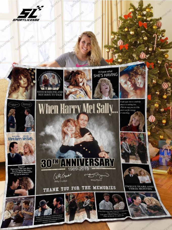 When Harry Met Sally Quilt Blanket - Celebrate the Classic Romantic Comedy with a Quilt Bedding Set