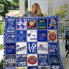 When I'm Not Running NCAA Memphis Tigers Collection Quilt Blanket for Fans